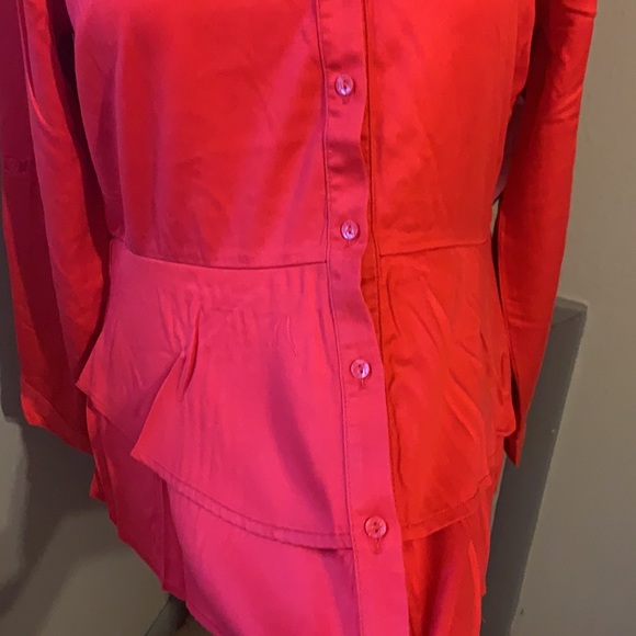 REBA Rodeo Red Layered Button Down Top - Picture 12 of 16